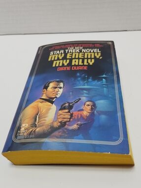 Star Trek Novel "My Enemy, My Ally" by Diane Duane - Blue Cover